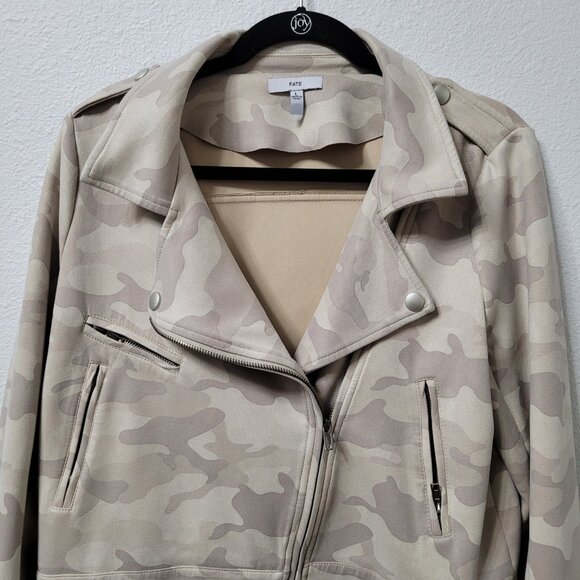 Fate Women's Moto Jacket Like New Size Large - Picture 2 of 7